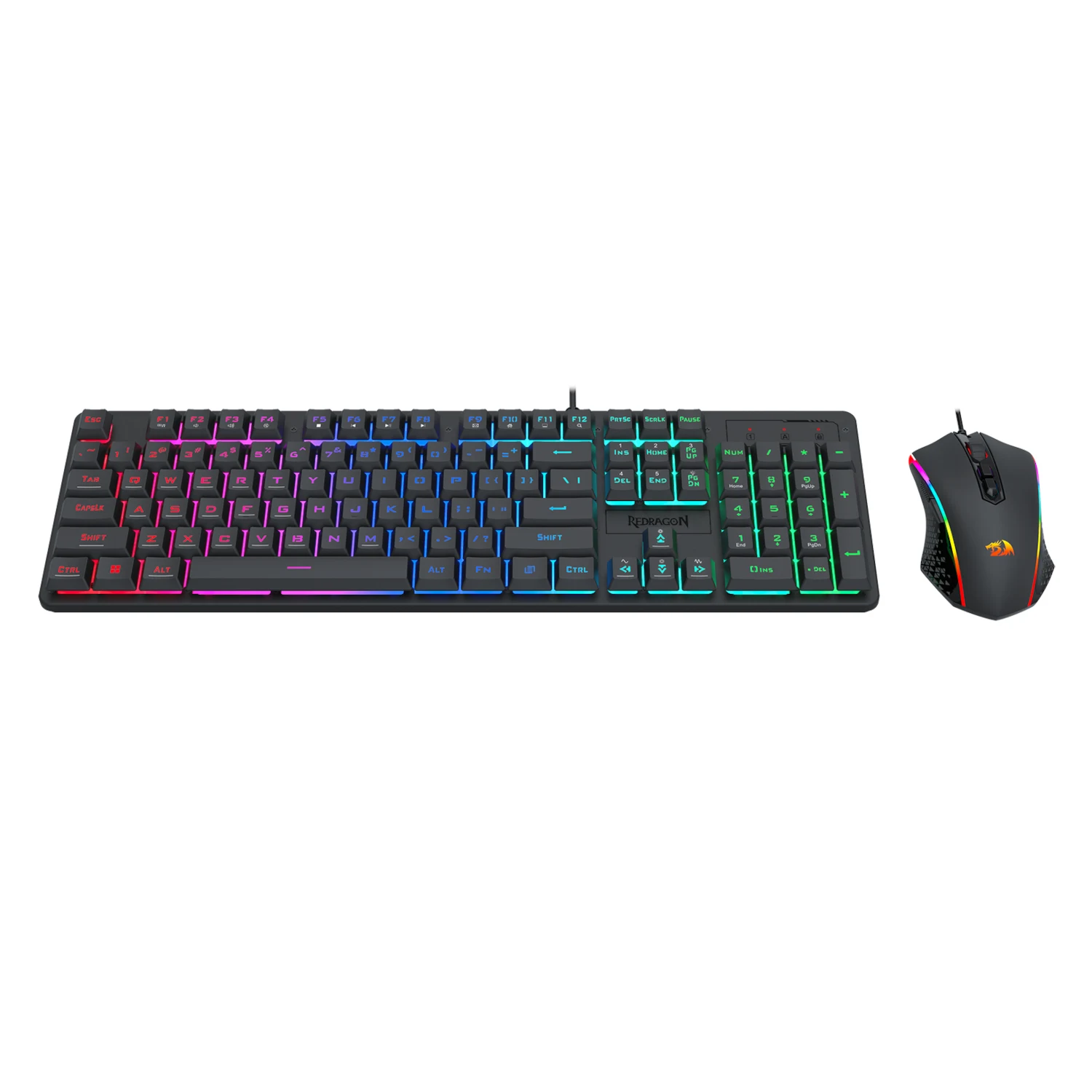 Teclado C/ Cable Gamer Redragon S107RGB