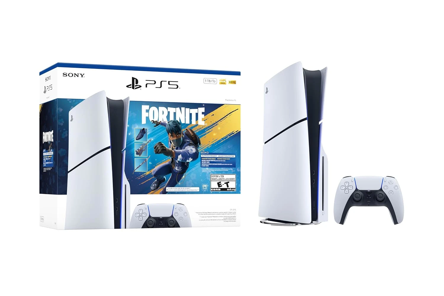 Consola PS5 edición estándar en bundle con Fortnite